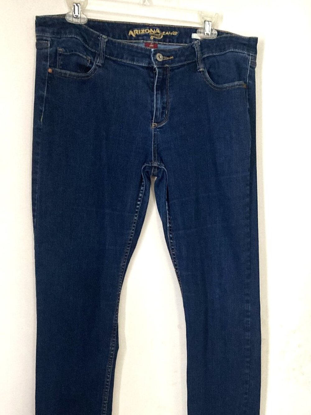 Arizona Mid Rise Skinny Blue Jeans Stretch Women's Size 12 Long Average